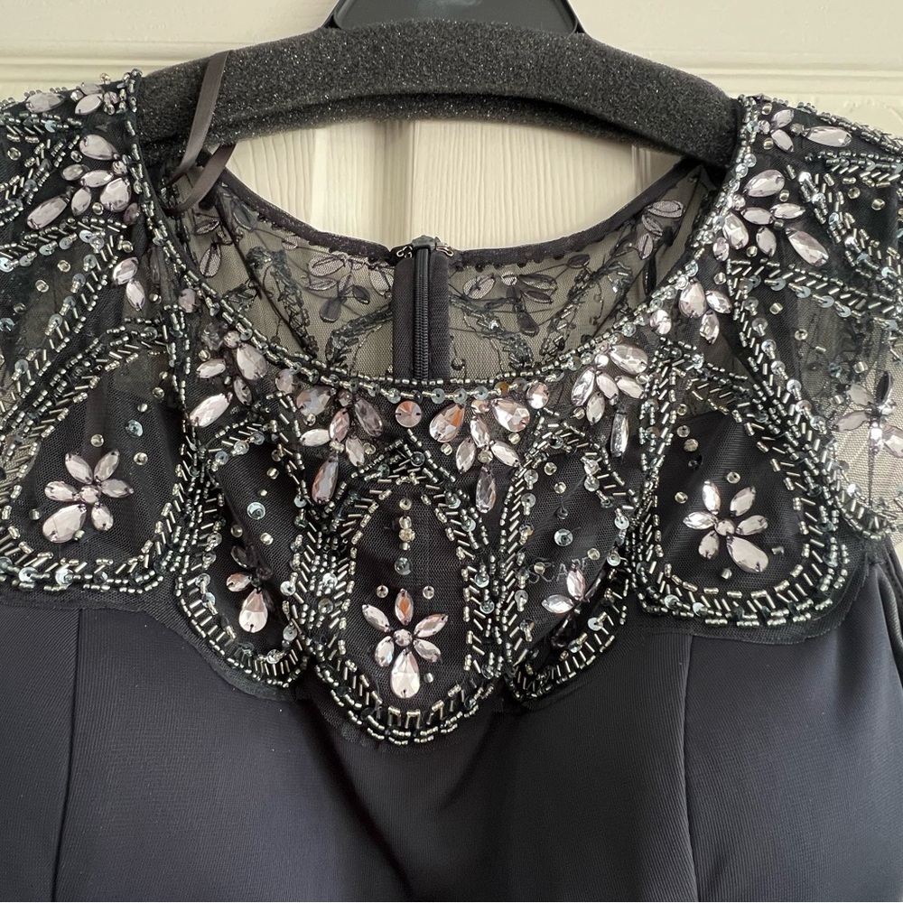 Xscspe embellished Black Cocktail dress - Picture 2 of 4
